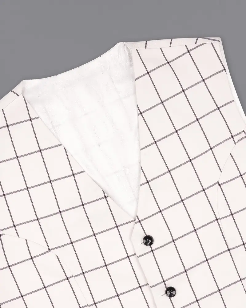 Mercury Plaid Waistcoat 4