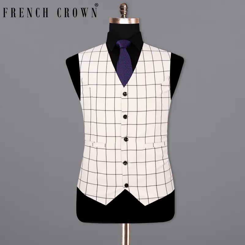 Mercury Plaid Waistcoat 7