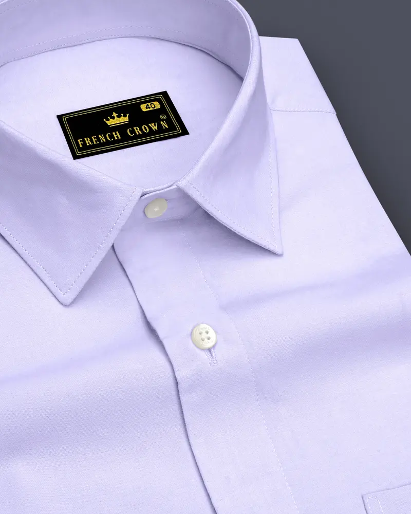 Mercury Purple Premium Cotton Shirt 1