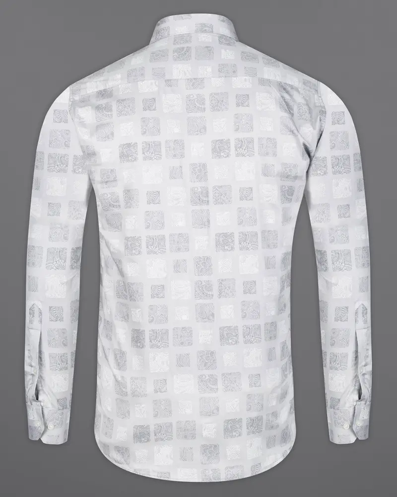 Mercury With Quartz Gray Box Like Printed Super Soft Premium Cotton Shirt 6