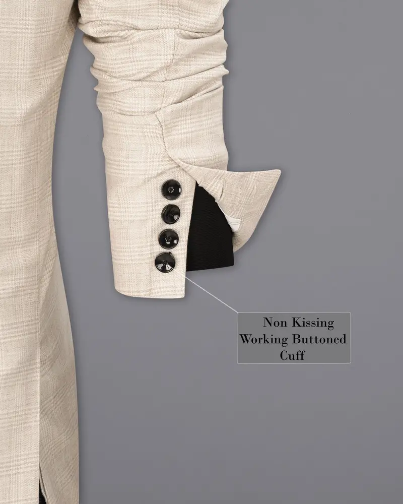 Merino Brown Plaid Blazer 10
