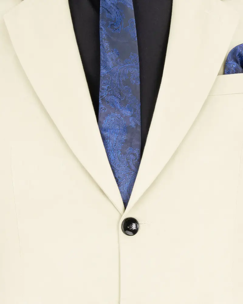 Merino Cream Stretchable Premium Cotton Traveler Blazer 4