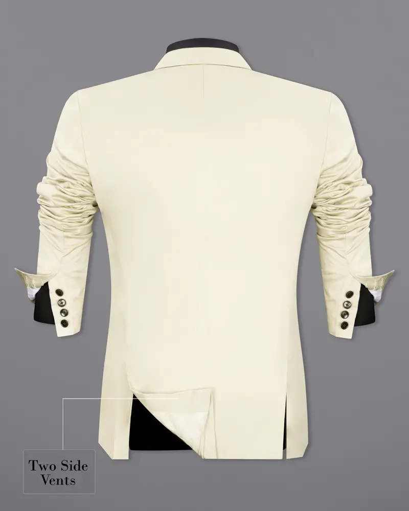 Merino Cream Stretchable Premium Cotton Traveler Blazer 8