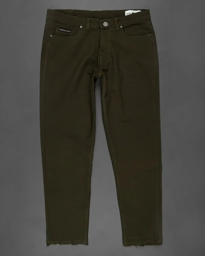 Merlin Green Clean Look Stretchable Denim 2