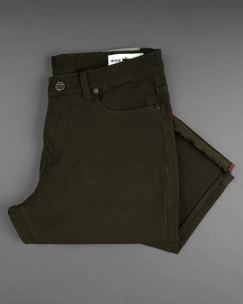 Merlin Green Clean Look Stretchable Denim 6