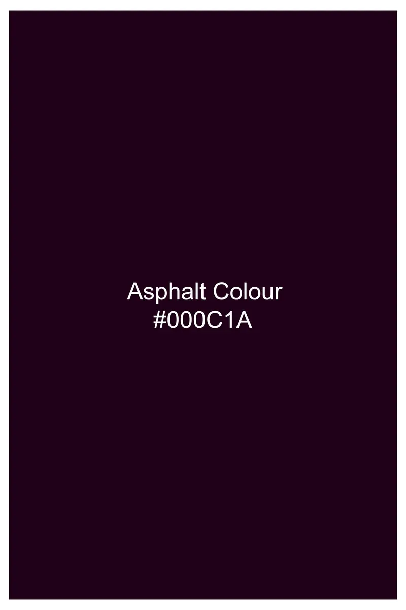 Merlot-Asphalt Wine Purple Velvet Peak Lapel Tuxedo Suit 17