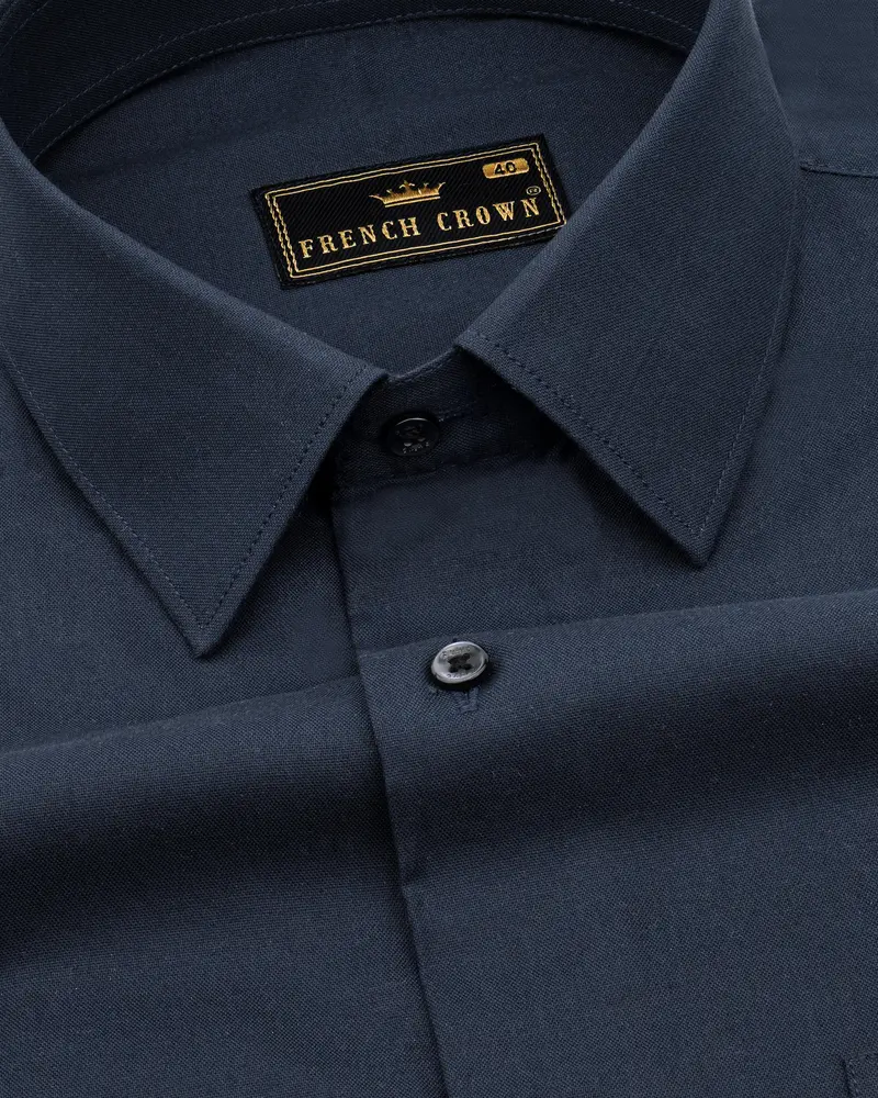 Midnight Blue Royal Oxford Shirt 1