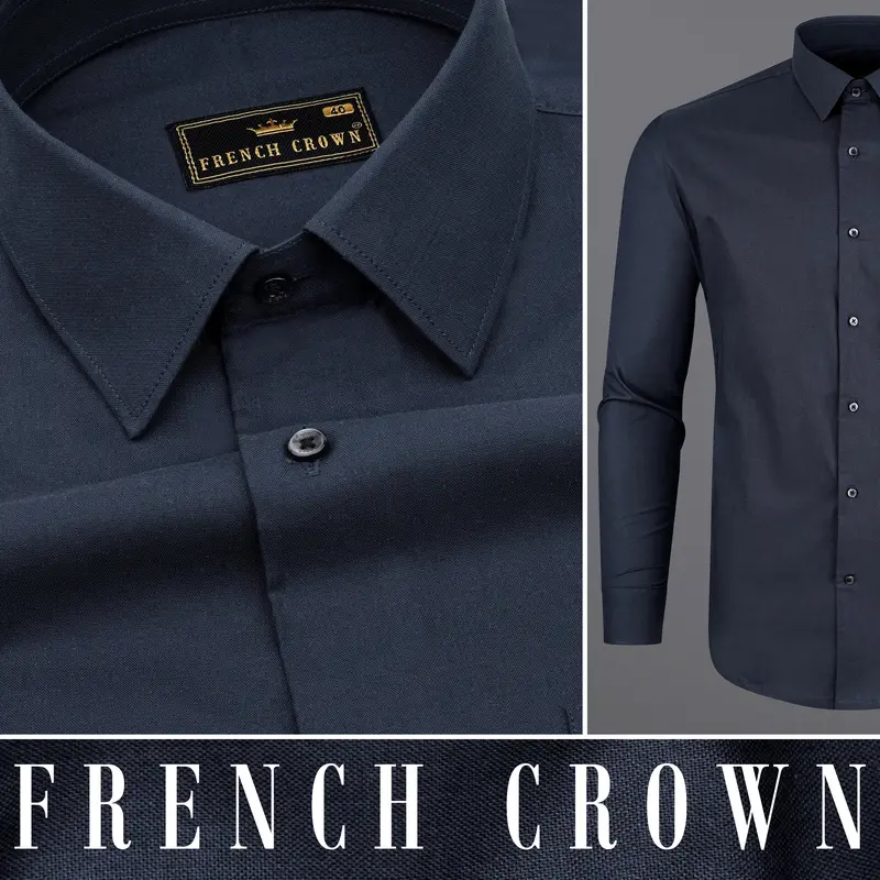 Midnight Blue Royal Oxford Shirt 10