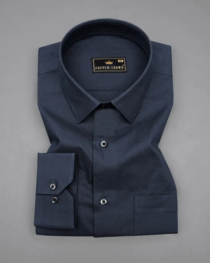 Midnight Blue Royal Oxford Shirt 3