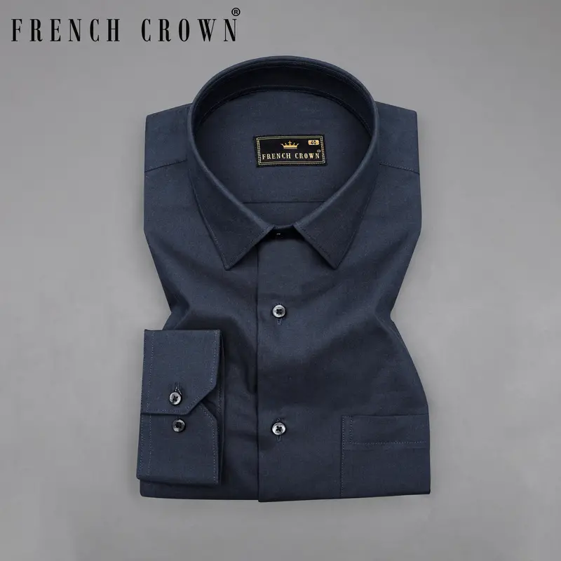 Midnight Blue Royal Oxford Shirt 7