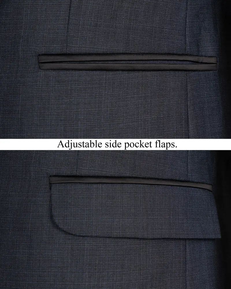 Midnight Express Plaid Woolrich Tuxedo Blazer 5