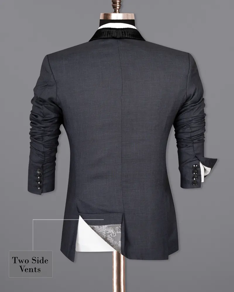 Midnight Express Plaid Woolrich Tuxedo Blazer 8
