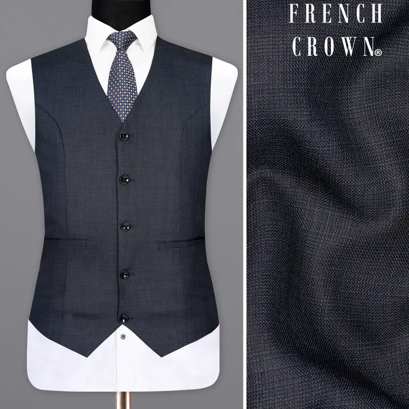 Midnight Express Plaid Woolrich Waistcoat 1