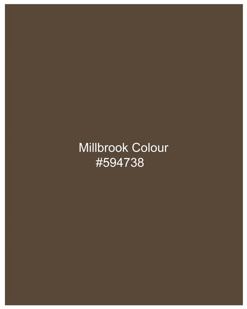 Millbrook Brown Embroidered Super Soft Premium Cotton Shirt 8