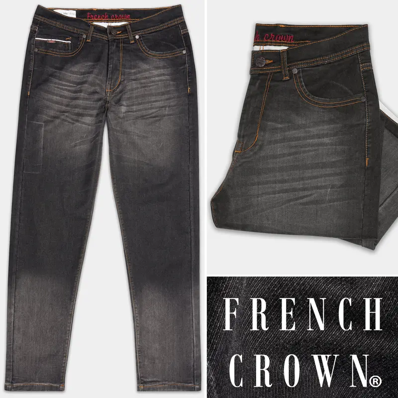 Mine Shaft Gray Stone Wash Denim 1