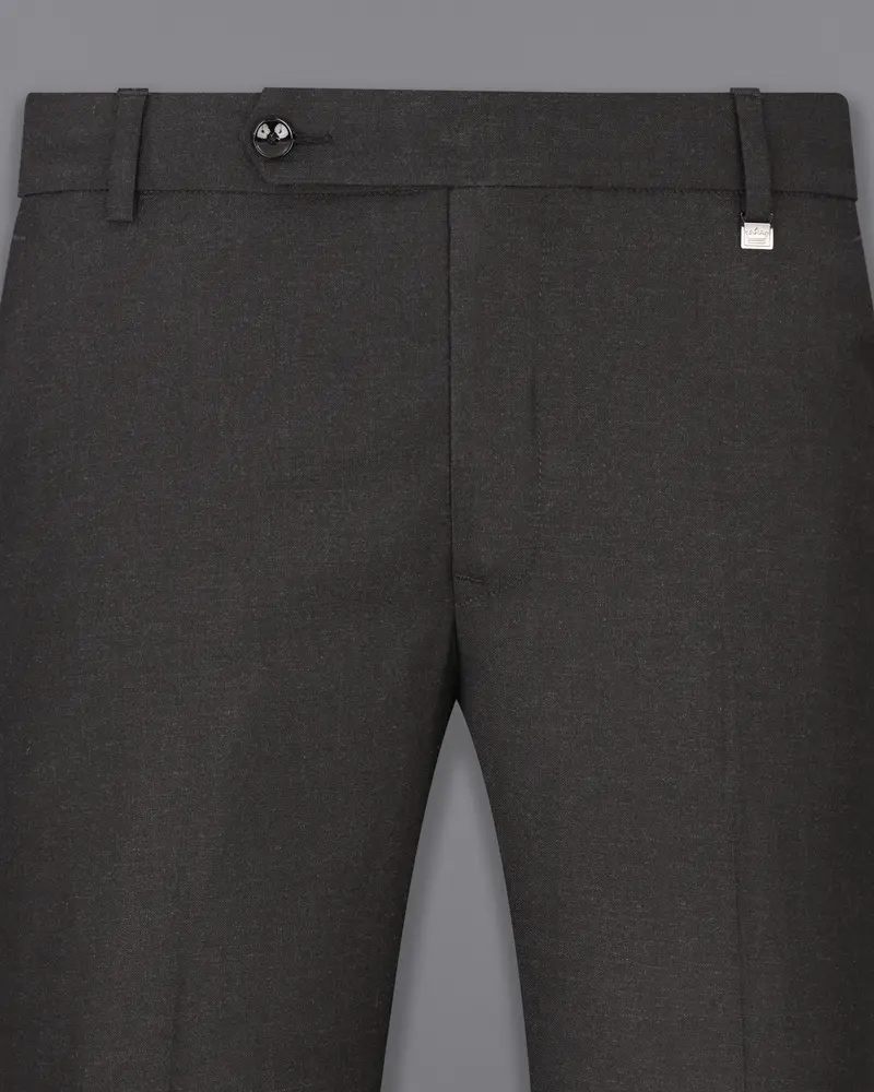Mine Shaft Gray Wool Rich Designer Pant 2