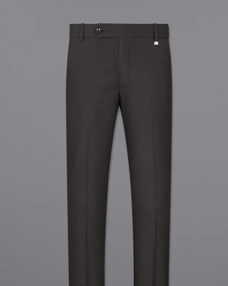 Mine Shaft Gray Wool Rich Designer Pant 4