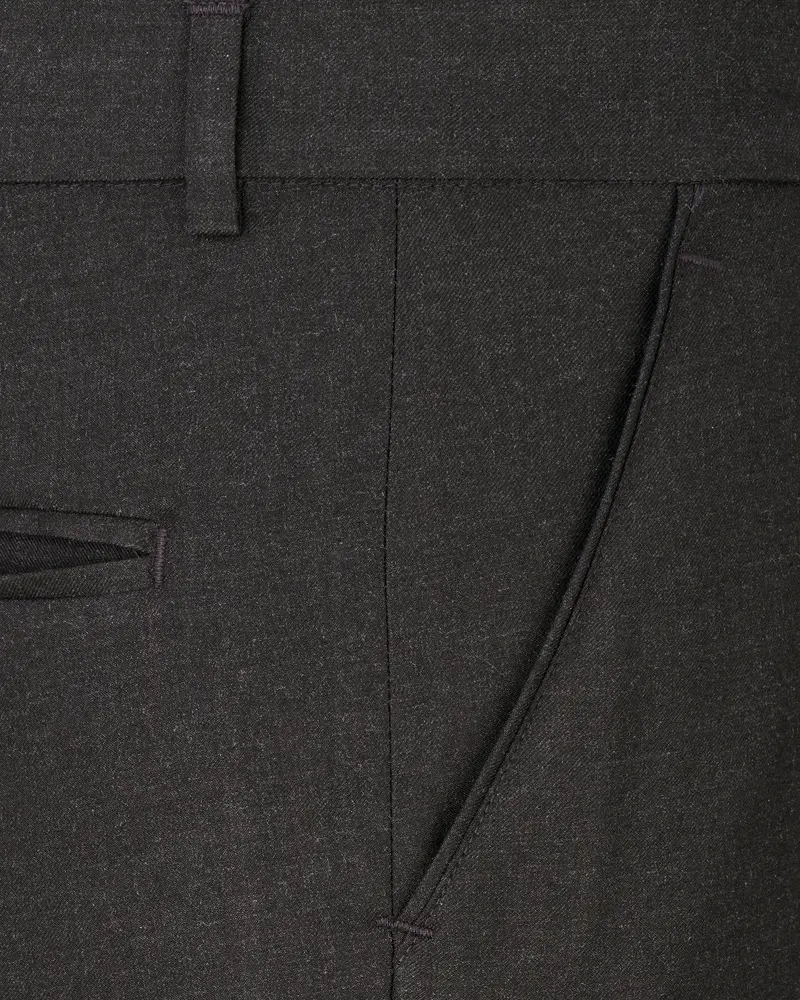 Mine Shaft Gray Wool Rich Designer Pant 5