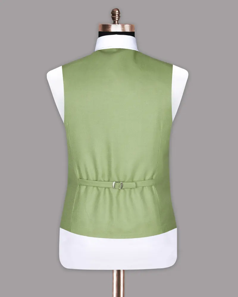 Mint Wool Blend Dinner Waistcoat 6
