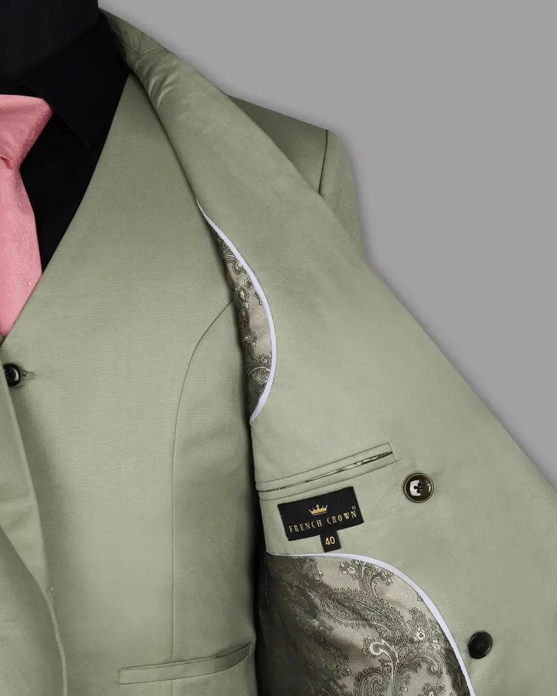 Mint Wool Rich Double Breasted Blazer 7