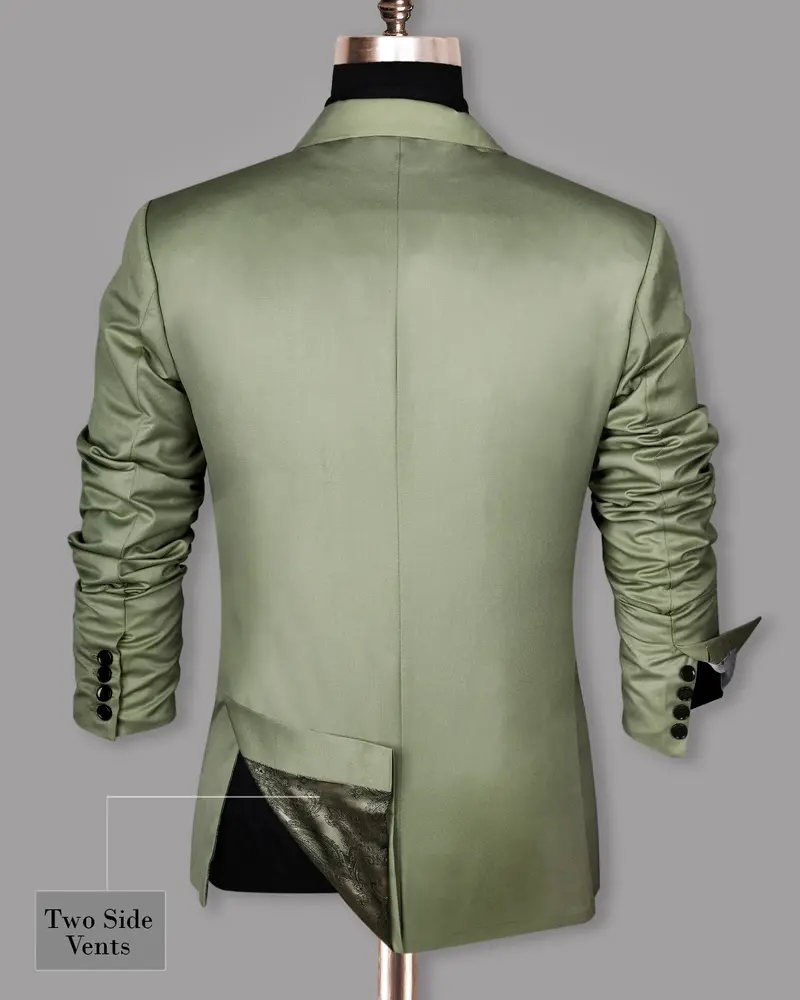Mint Wool Rich Double Breasted Blazer 9