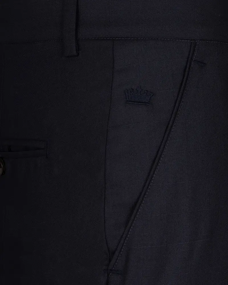 Mirage Black Checked Woolrich Pant 5