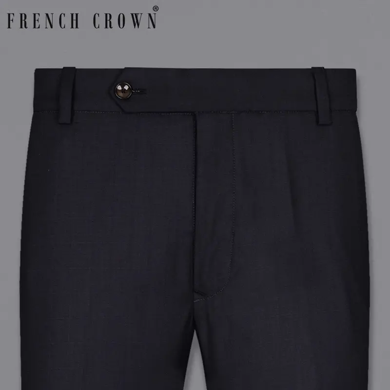 Mirage Black Checked Woolrich Pant 7
