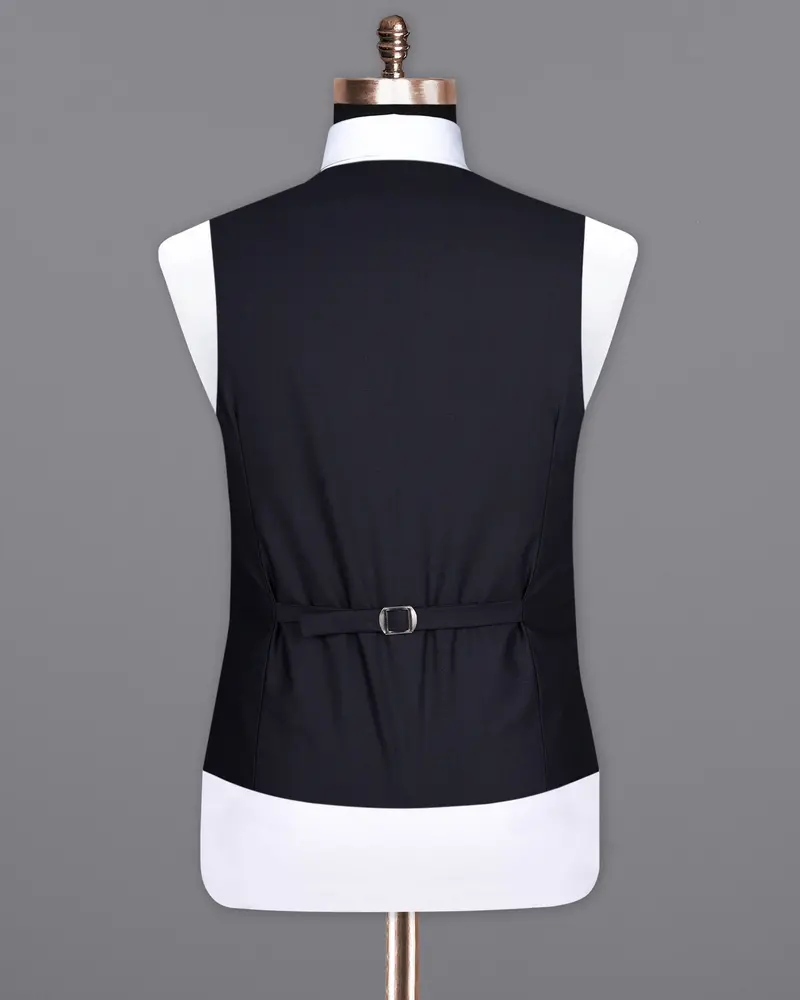 Mirage Black Checked Woolrich Waistcoat 6