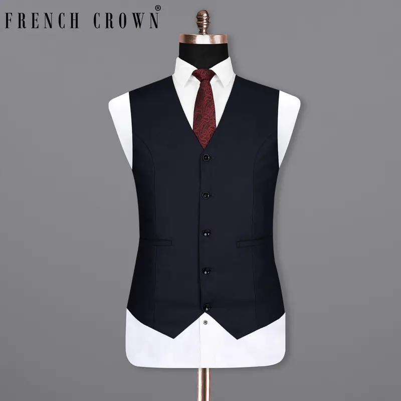 Mirage Black Checked Woolrich Waistcoat 7