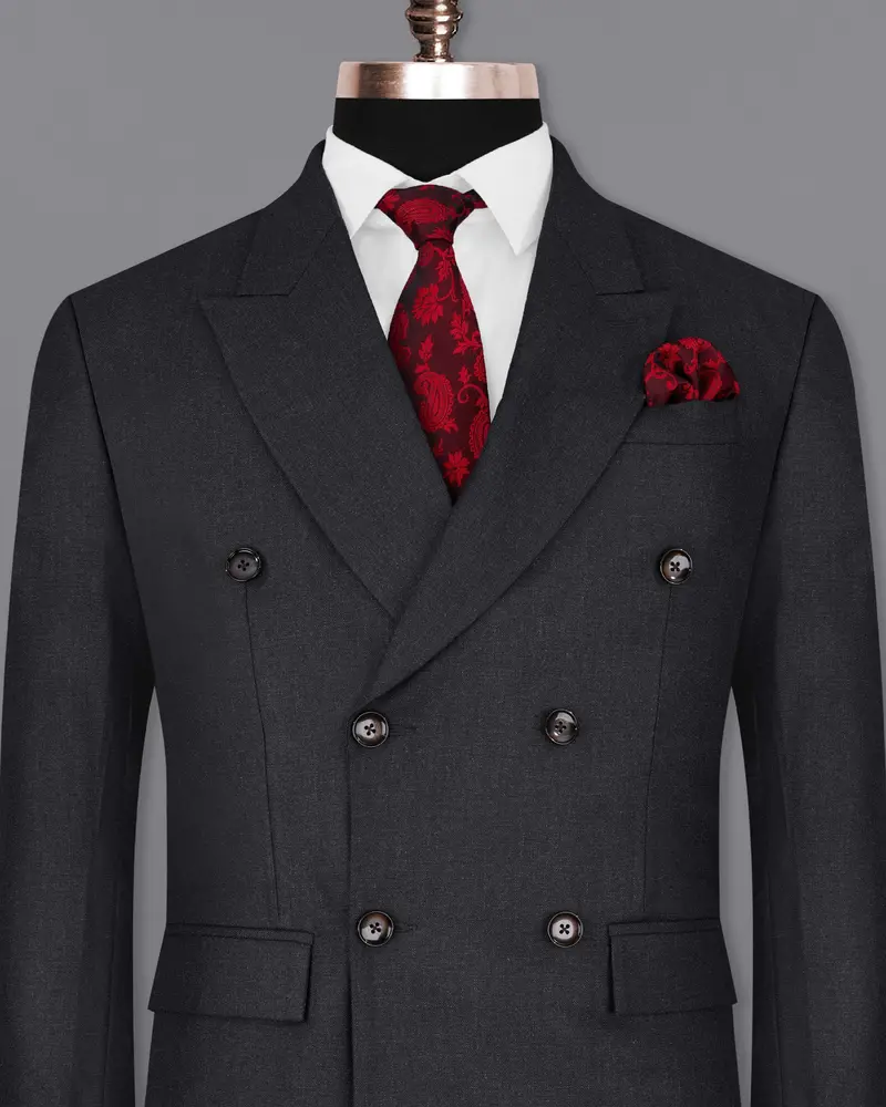 Mirage Black Double Breasted Blazer 2