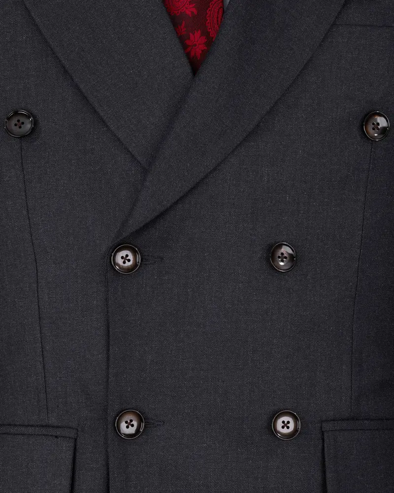 Mirage Black Double Breasted Blazer 4