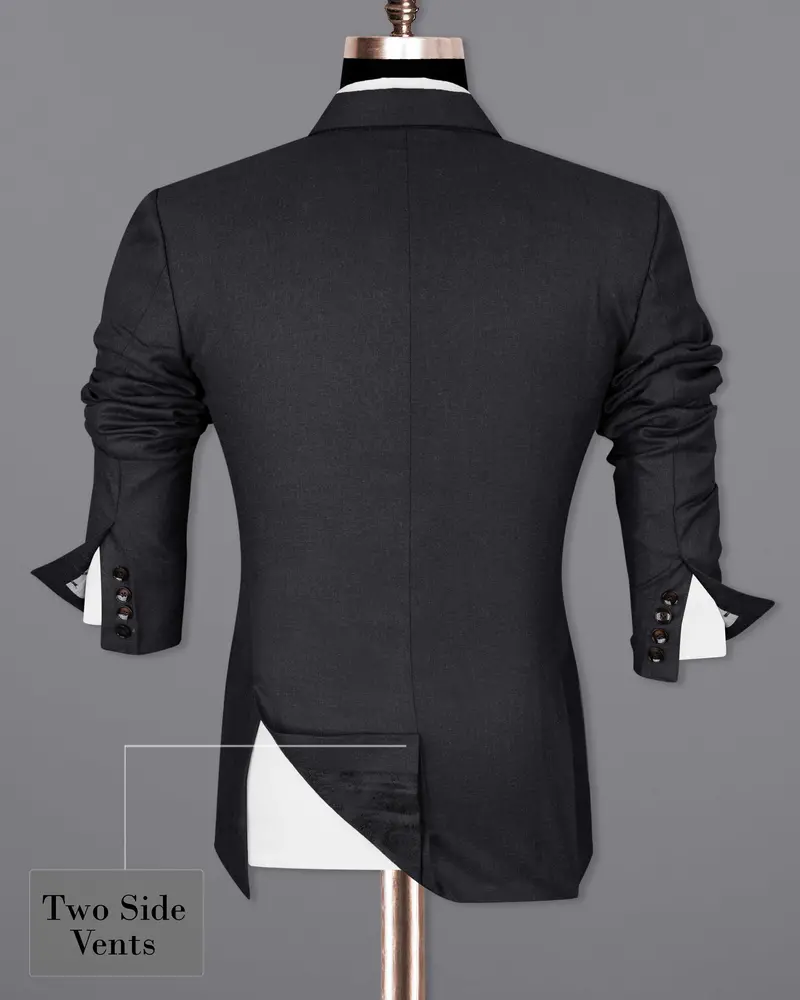 Mirage Black Double Breasted Blazer 8