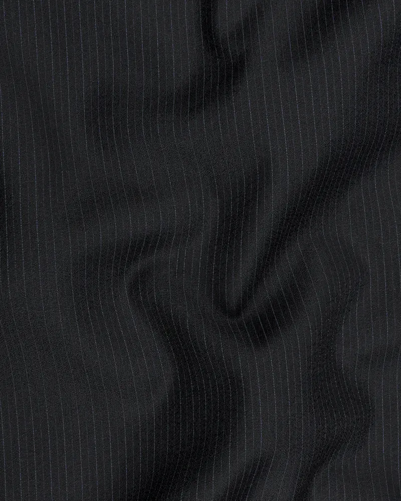 Mirage Black Striped Waistcoat 3