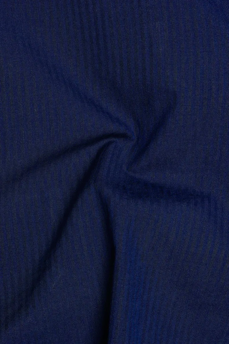 Mirage Blue Dobby Textured Premium Cotton Boxer 3