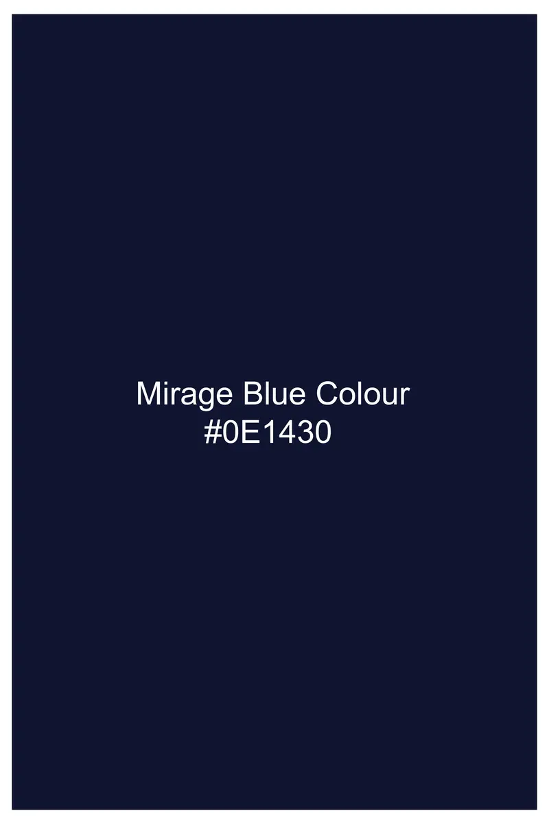 Mirage Blue Dobby Textured Premium Cotton Boxer 7