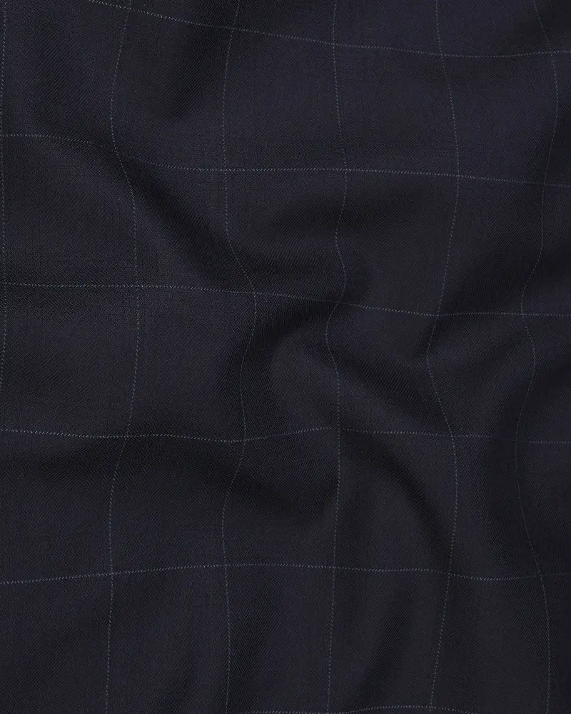 Mirage Blue Plaid Pant 3