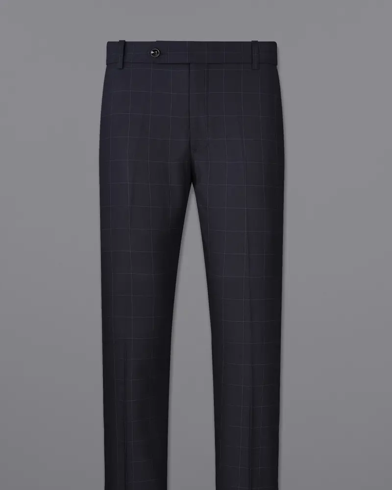 Mirage Blue Plaid Pant 4
