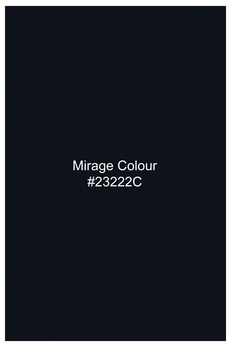 Mirage Blue Premium Cotton Designer Suit 13