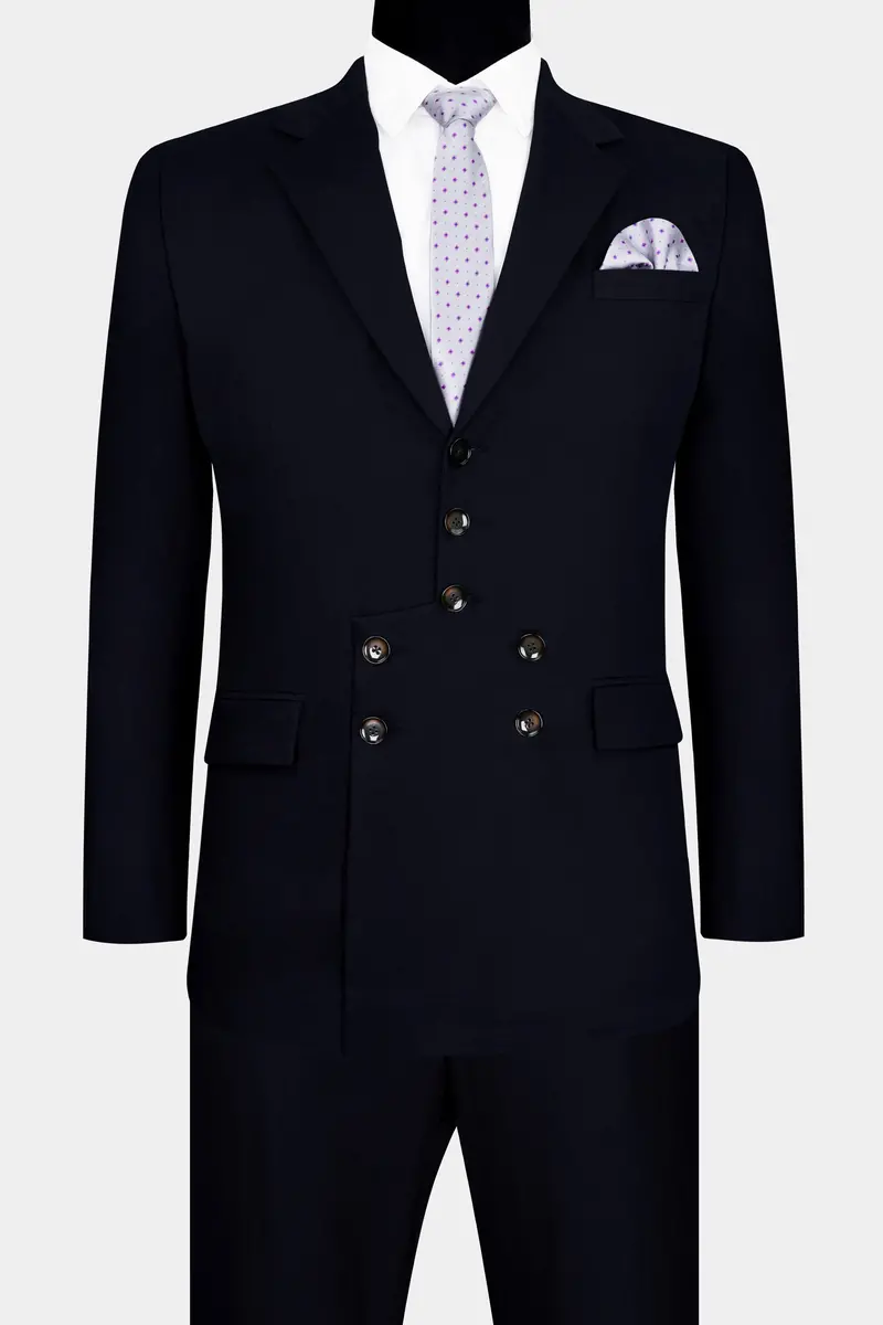 Mirage Blue Premium Cotton Designer Suit 2