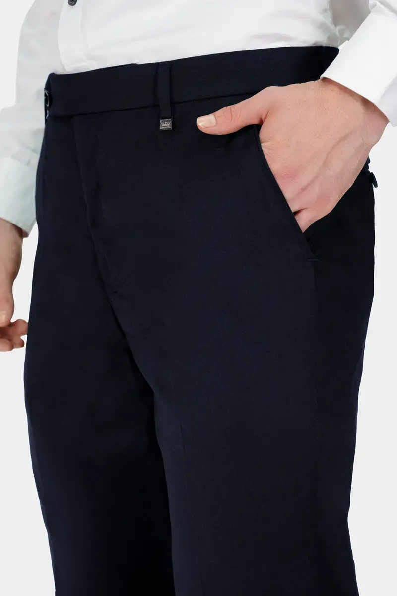 Mirage Blue Premium Cotton Pant 4
