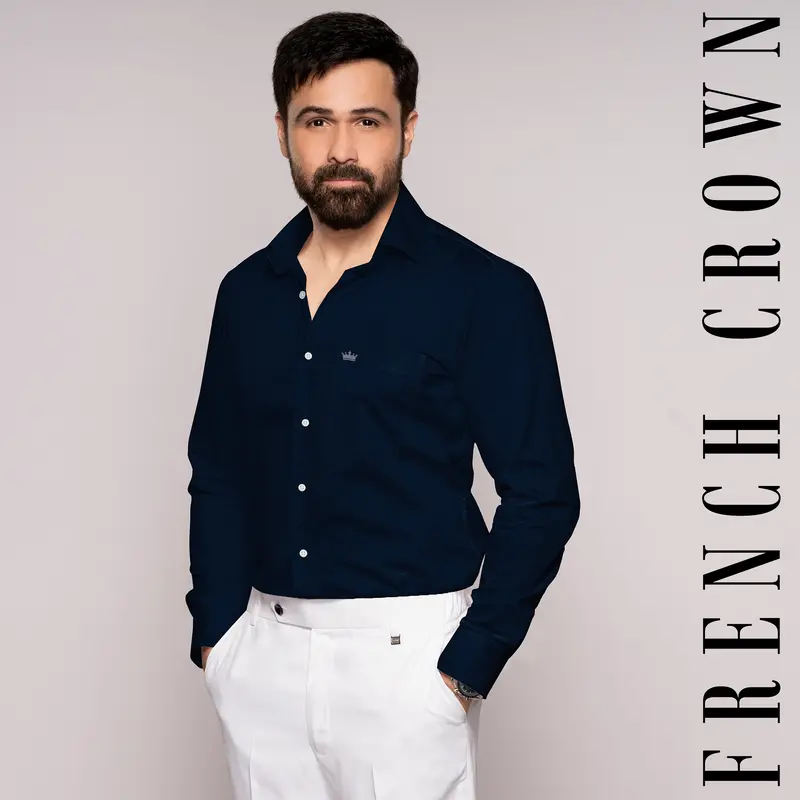 Mirage Blue Premium Cotton Shirt 5