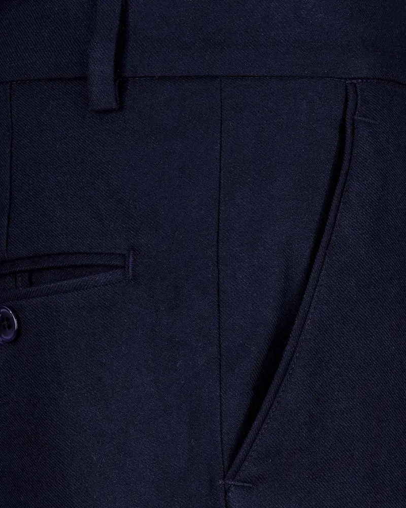 Mirage Blue Pure Wool Pant 5