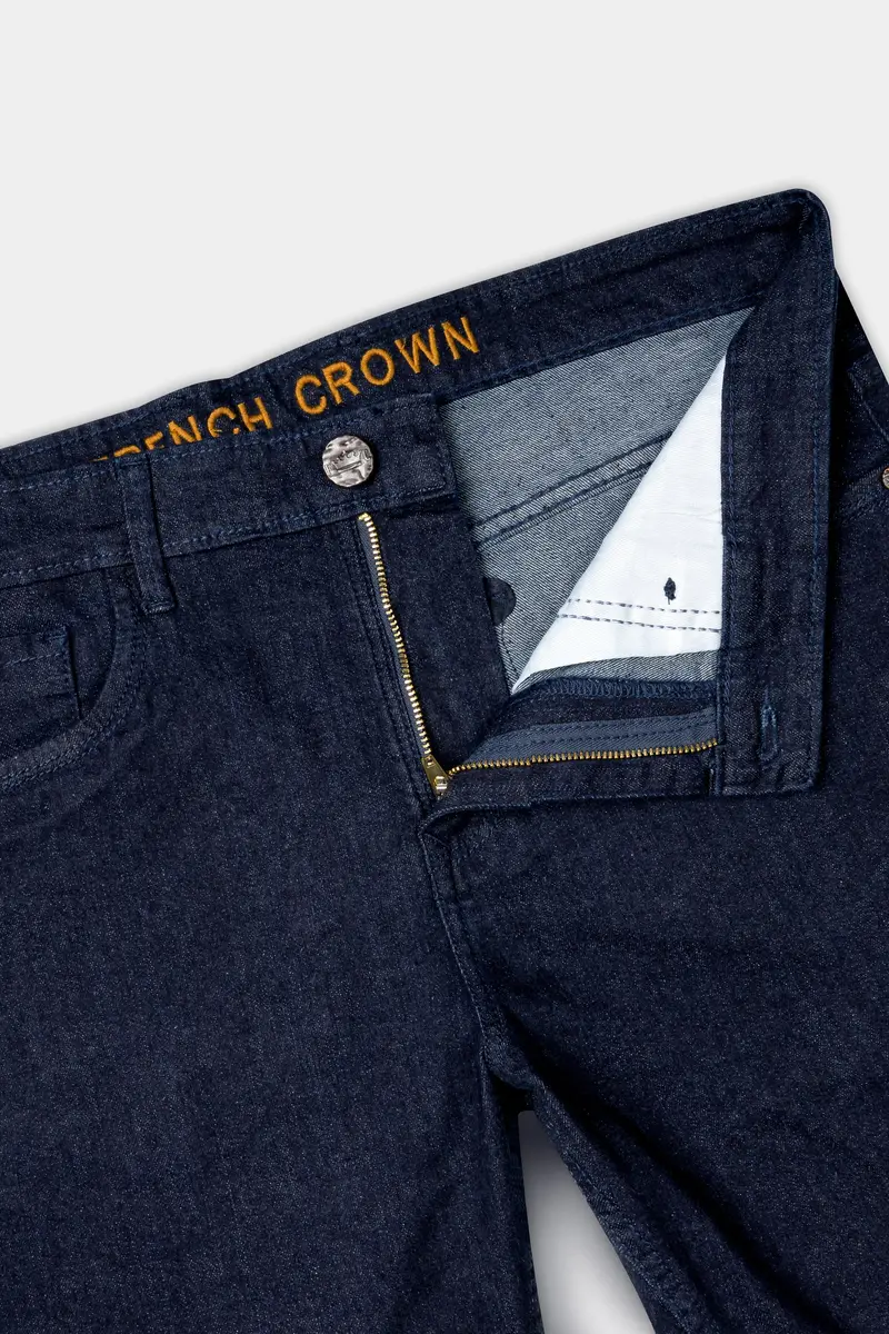 Mirage Blue Slim Fit Mid-Rise Clean Look Stretchable Denim 6
