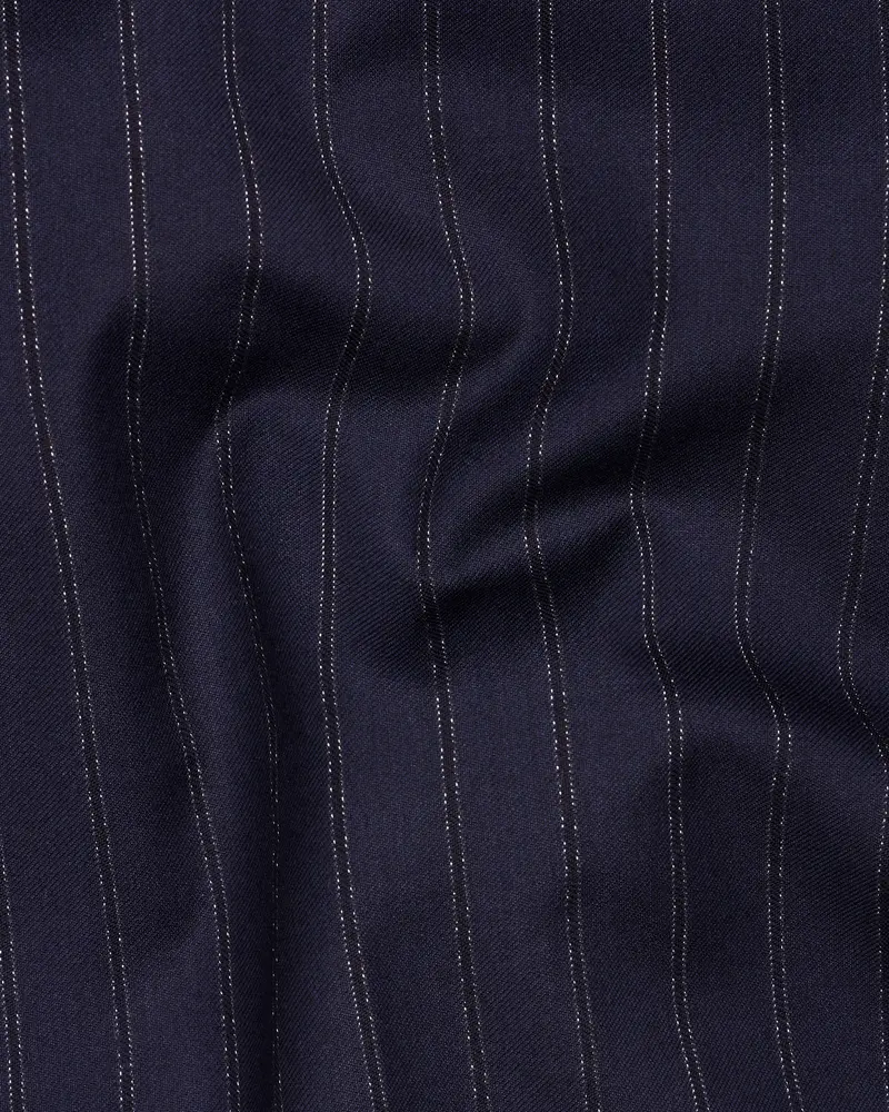 Mirage Blue Striped Blazer 3