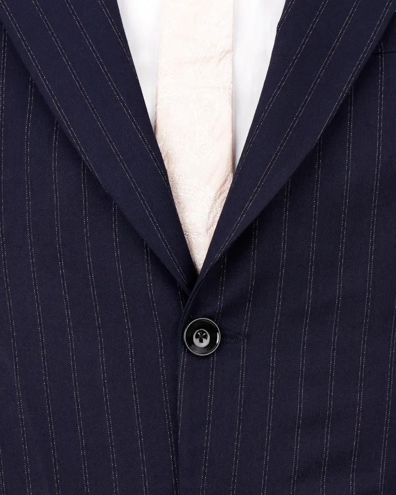 Mirage Blue Striped Blazer 4