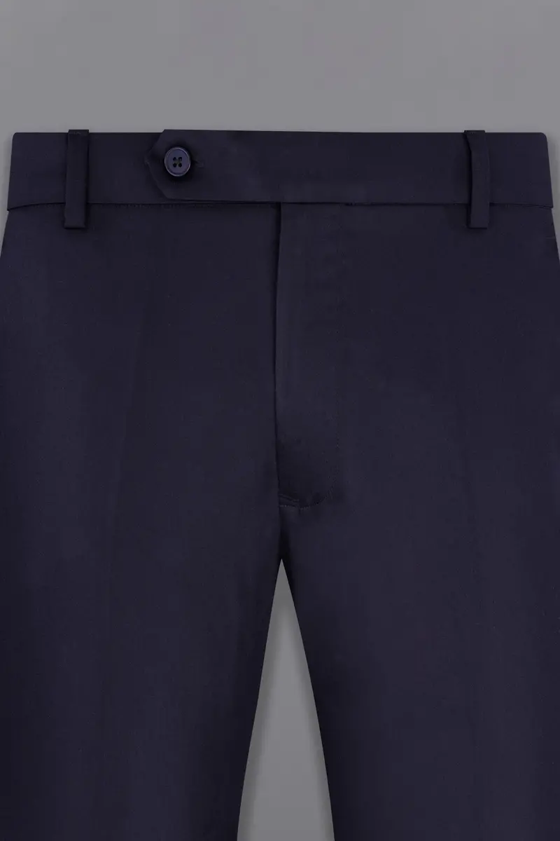 Mirage Blue Textured Pant 2