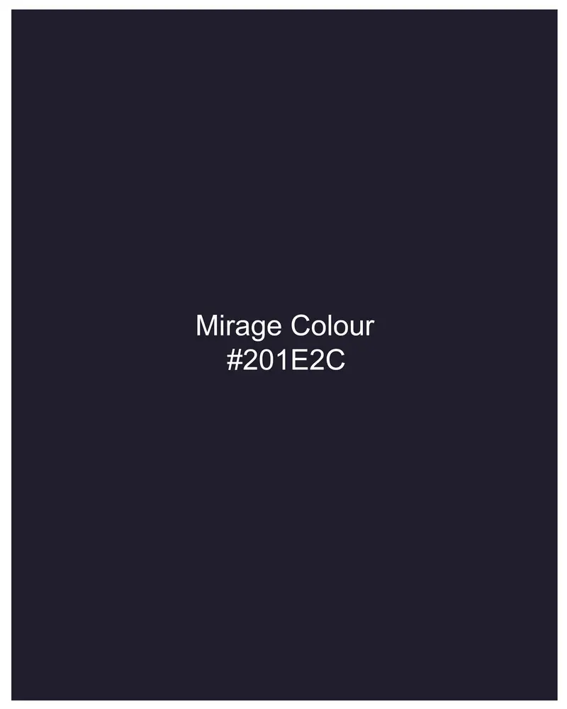Mirage Blue Textured Pant 6