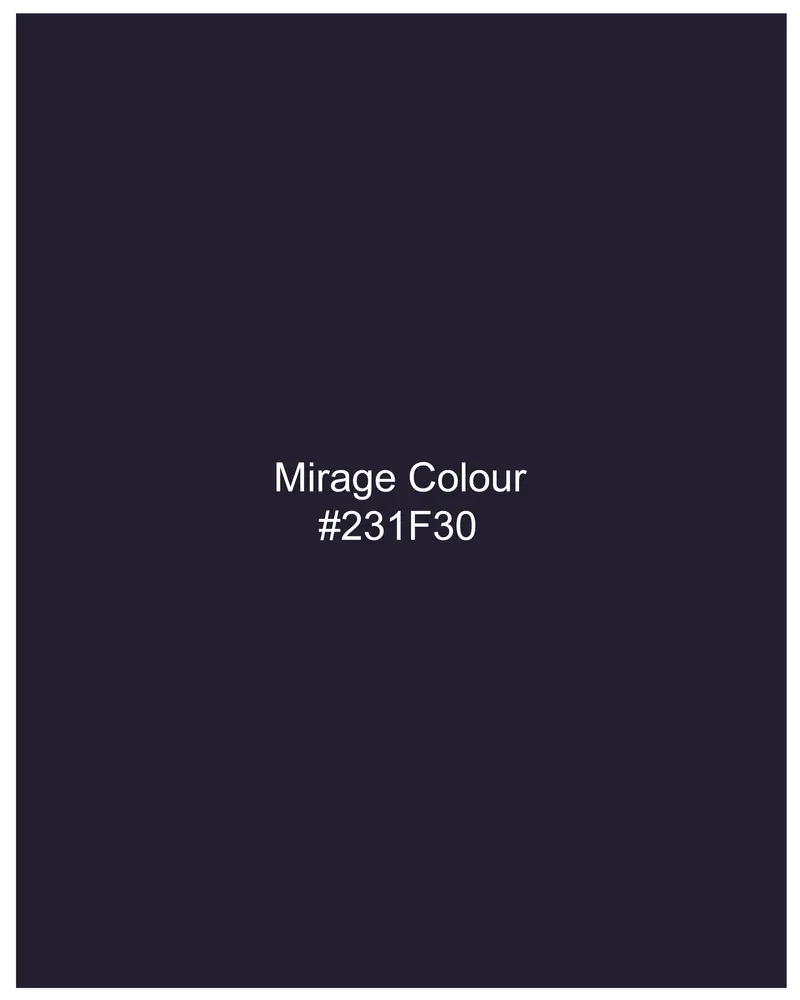 Mirage Blue With White Lapels Single Breasted Blazer 11