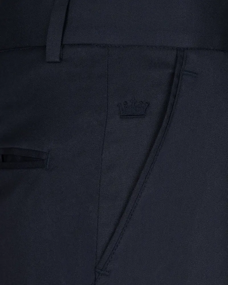 Mirage Blue Wool Rich Pant 5