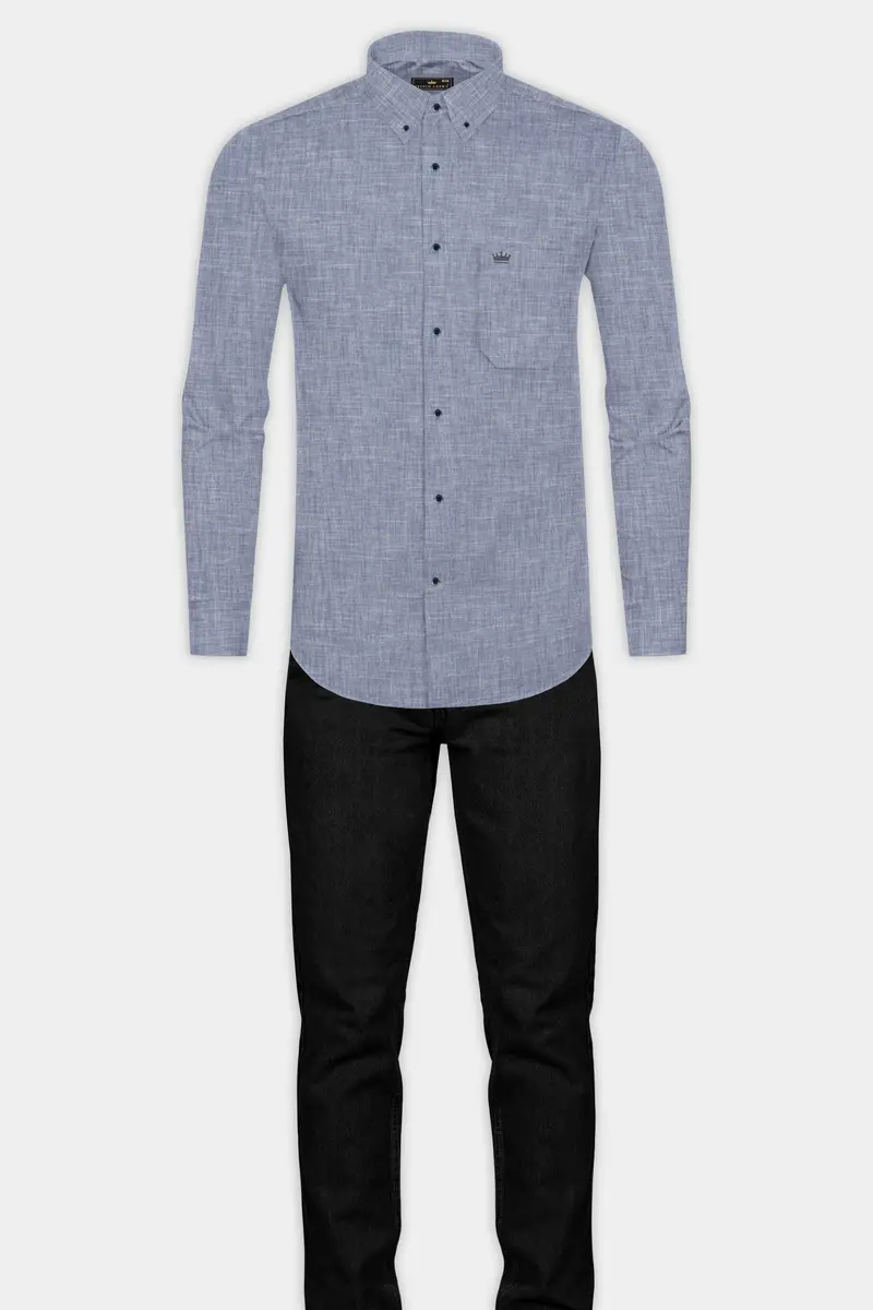 Mischka Gray Royal Oxford Shirt 6